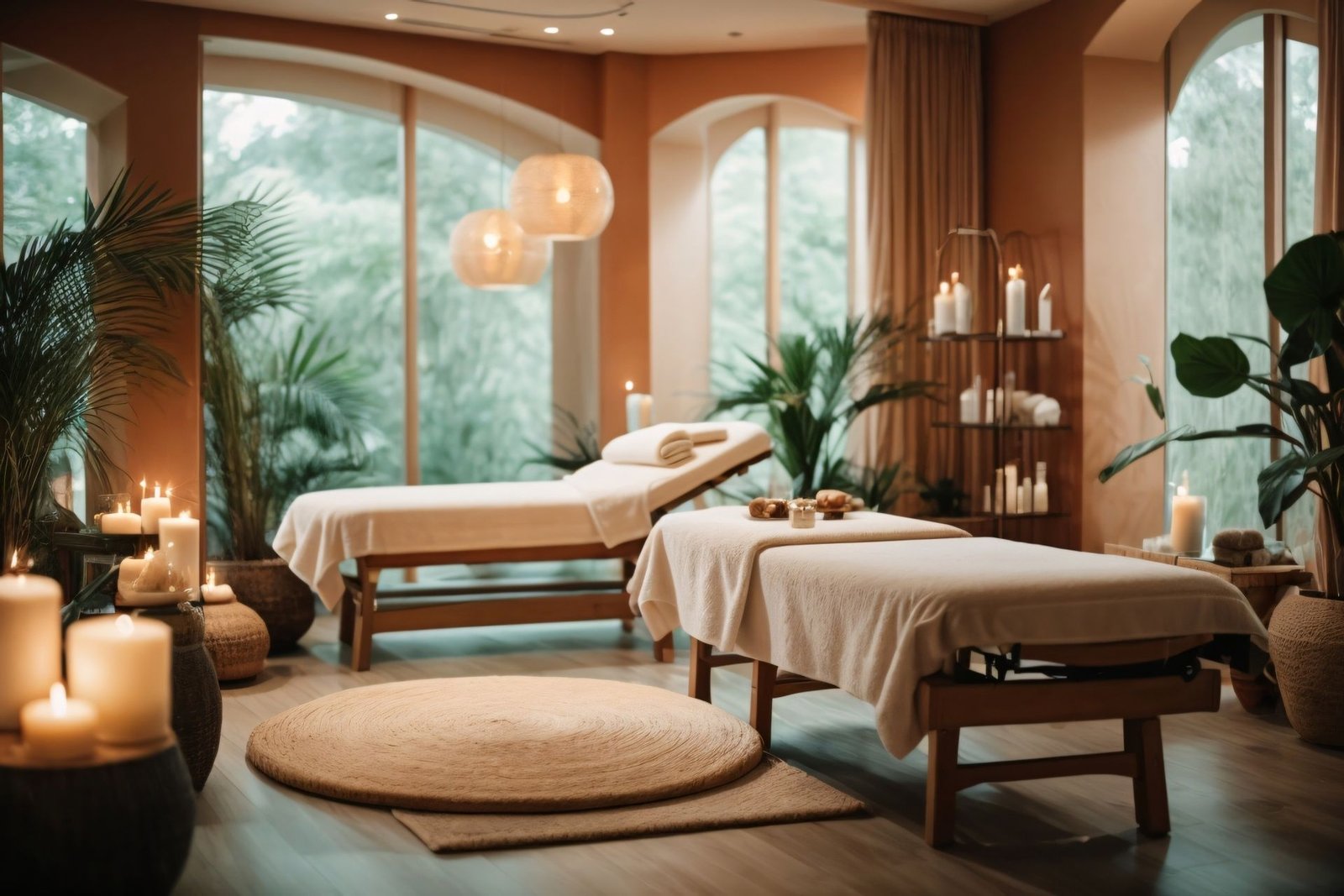 Spa treatment room